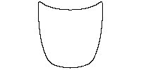 Mercedes-Benz SL AMG SL43 2023 - Hood (One-piece design, for 72in width materials)