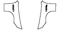 Mercedes-Benz SL AMG SL43 2023 - Fender (without emblem)