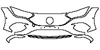 Mercedes-Benz EQE Exterior 2023 - Bumper+Headlamp (with 2 PDC)