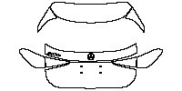 Mercedes-Benz C Class Estate 2015 - Trunk Lid (with ''C300 e'' emblem)