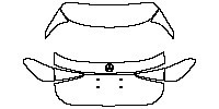 Mercedes-Benz C Class Estate 2015 - Trunk Lid (without emblem)