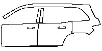 (left)Door+Side Skirt+Rear Fender