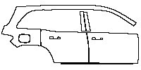 (right)Door+Side Skirt+Rear Fender