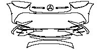 Mercedes-Benz GLC Coupe (2024) 2023 - Bumper+Headlamp (with 4 PDC)