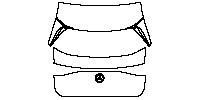 Mercedes-Benz EQE SUV AMG 53 2023 - Trunk Lid (without emblem)