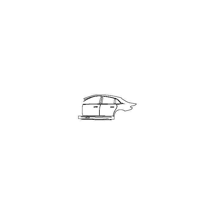 (left) Door+Side Skirt+Rear Fender