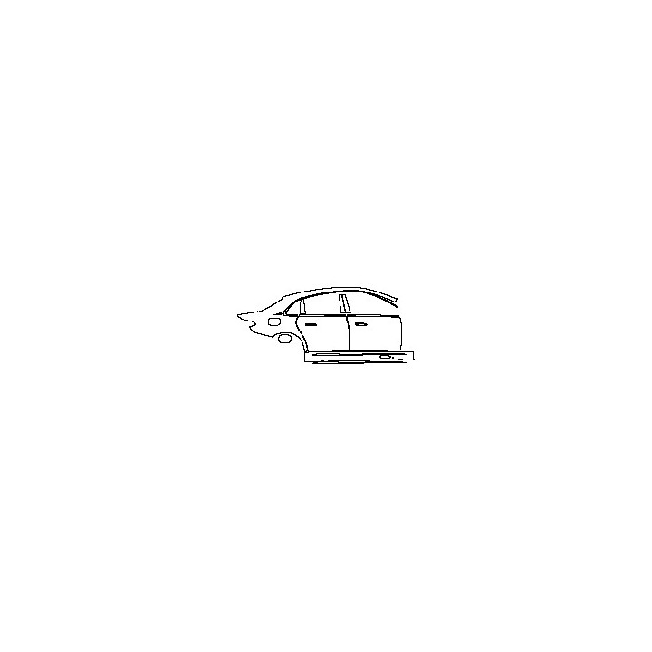 (right) Door+Side Skirt+Rear Fender