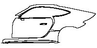 (left) Door+Side Skirt+Rear Fender