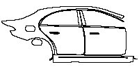 (right) Door+Side Skirt+Rear Fender