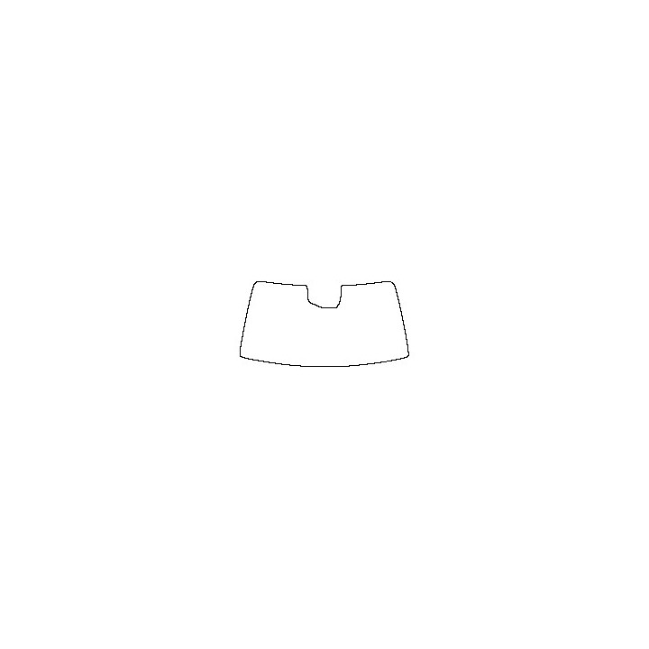 Mercedes-Benz Maybach S Class Window 2021 - Windshield (with mirror and dotted area cutout)