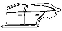 (left) Door+Side Skirt+Rear Fender