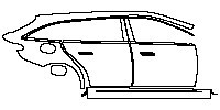 (right) Door+Side Skirt+Rear Fender