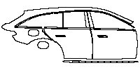 (right) Door+Side Skirt+Rear Fender