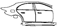 (right) Door+Side Skirt+Rear Fender