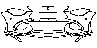 Mercedes-Benz C Class Sedan 2023 - Bumper+Healamp (with 2 PDC)