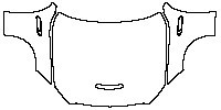 Mercedes-Benz C Class Sedan 2023 - Hood+Fender (without emblem on fenders)