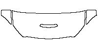 Mercedes-Benz C Class Sedan 2023 - Hood+Fender (One third of hood+fender)