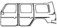 (left) Door+B Pillar+Rear Fender