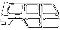 (right) Door+B-Pillar+Rear Fender