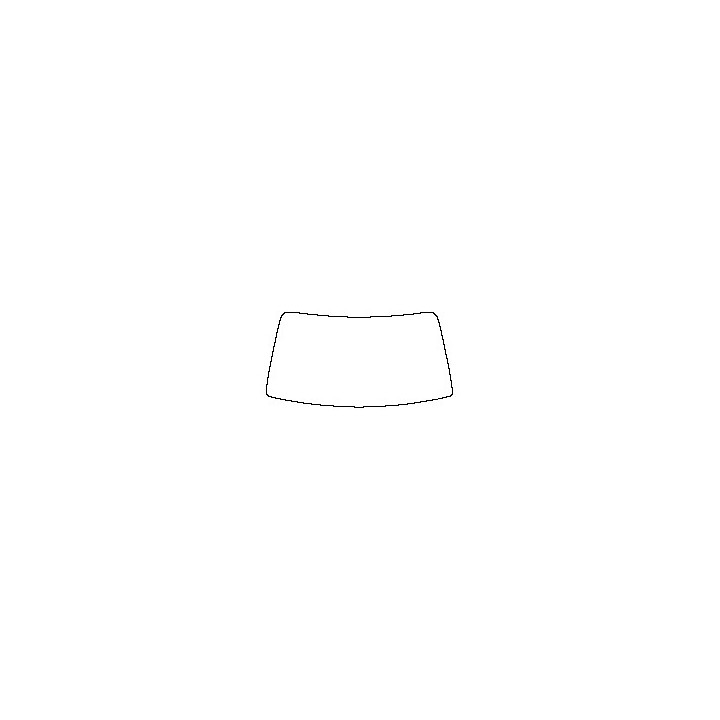 Mercedes-Benz S Class Sedan 2021 - Windshield (without mirror and dotted area cutout, Edge exceeds the innder side of black cerm