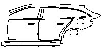 (left) Door+Side Skirt+Rear Fender