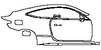 (right) Door+Side Skirt+Rear Fender