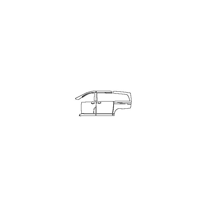 (left) Door+Side Skirt+Rear Fender