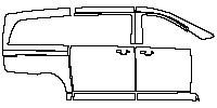 (right) Door+Side Skirt+Rear Fender