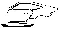 (left) Door+Side Skirt+Rear Fender