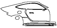 (right) Door+Side Skirt+Rear Fender