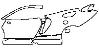 McLaren GT Exterior 2019 - (left) Door+Side Skirt+Rear Fender