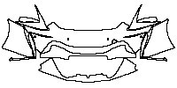 McLaren Artura Coupe 2023 - Bumper+Headlamp