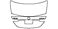 Mercedes-Benz S Class Sedan 2014 - Trunk Lid (with S 65 L and AMG emble)