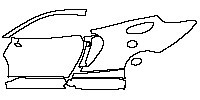 (left) Door+Side Skirt+Rear Fender