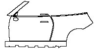 (left) Door+Side Skirt+Rear Fender