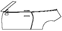 MINI Electric MINI Cooper Sport 2024 - (left) Door+Rear Fender