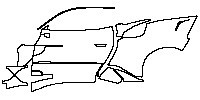 (left)Door+Side Skirt+Rear Fender