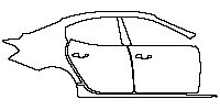 (right)Door+Side Skirt+Rear Fender