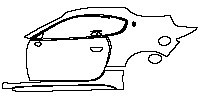 (left)Door+Side Skirt+Rear Fender