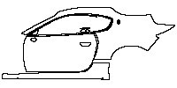 (left) Door+Side Skirt+Rear Fender