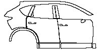 Mazda CX-5 Exterior 2017 - (right) Door+Side Skirt+Rear Fender