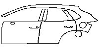Mazda CX-30 Exterior 2020 - (left) Door+Side Skirt+Rear Fender