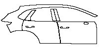 Mazda CX-30 Exterior 2020 - (right) Door+Side Skirt+Rear Fender