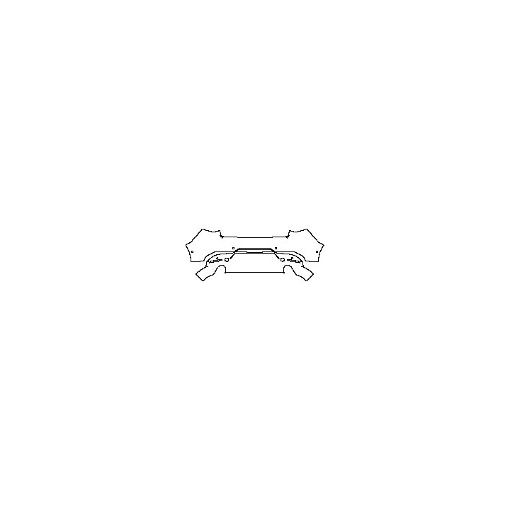 Mazda Axela (Mazda 3) Hatchback 2020 - Rear Bumper (with 6 PDC)