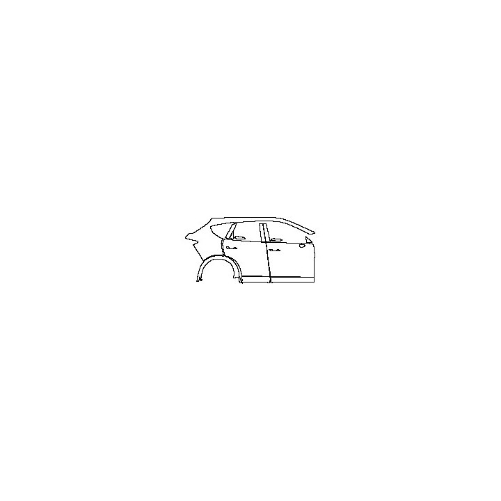 (right) Door+Side Skirt+Rear Fender