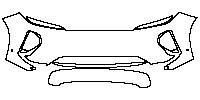 NIO ES7 Exterior 2023 - Bumper+Headlamp (split)