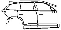 NIO ES7 Exterior 2023 - (right)Door+Side Skirt+Rear Fender
