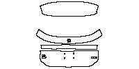 NIO ES7 Exterior 2023 - Trunk Lid (with ''蔚来ES7'' ''江淮汽车'' emblem)