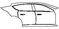 (right)Door+Side Skirt+Rear Fender