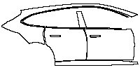 (right) Door+Side Skirt+Rear Fender